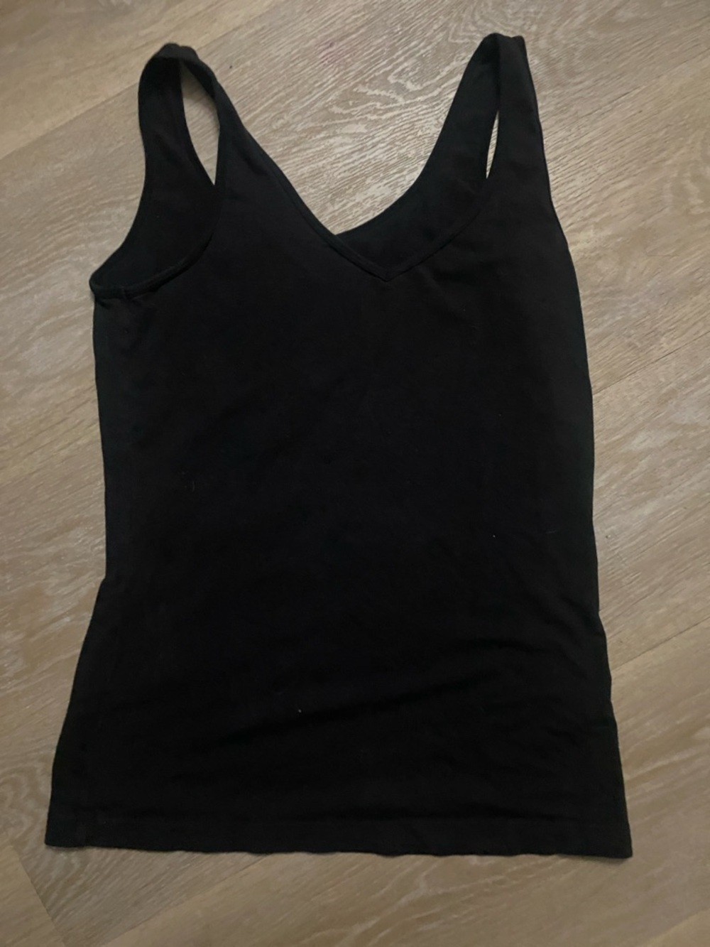 Felina Black V-Neck Slim Tank Top